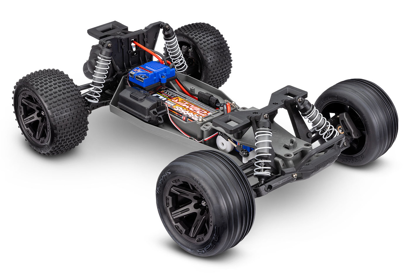Traxxas Rustler 2WD 1/10 RTR TQ EHD Orange-X USB-C Med Batteri/Laddare - 4