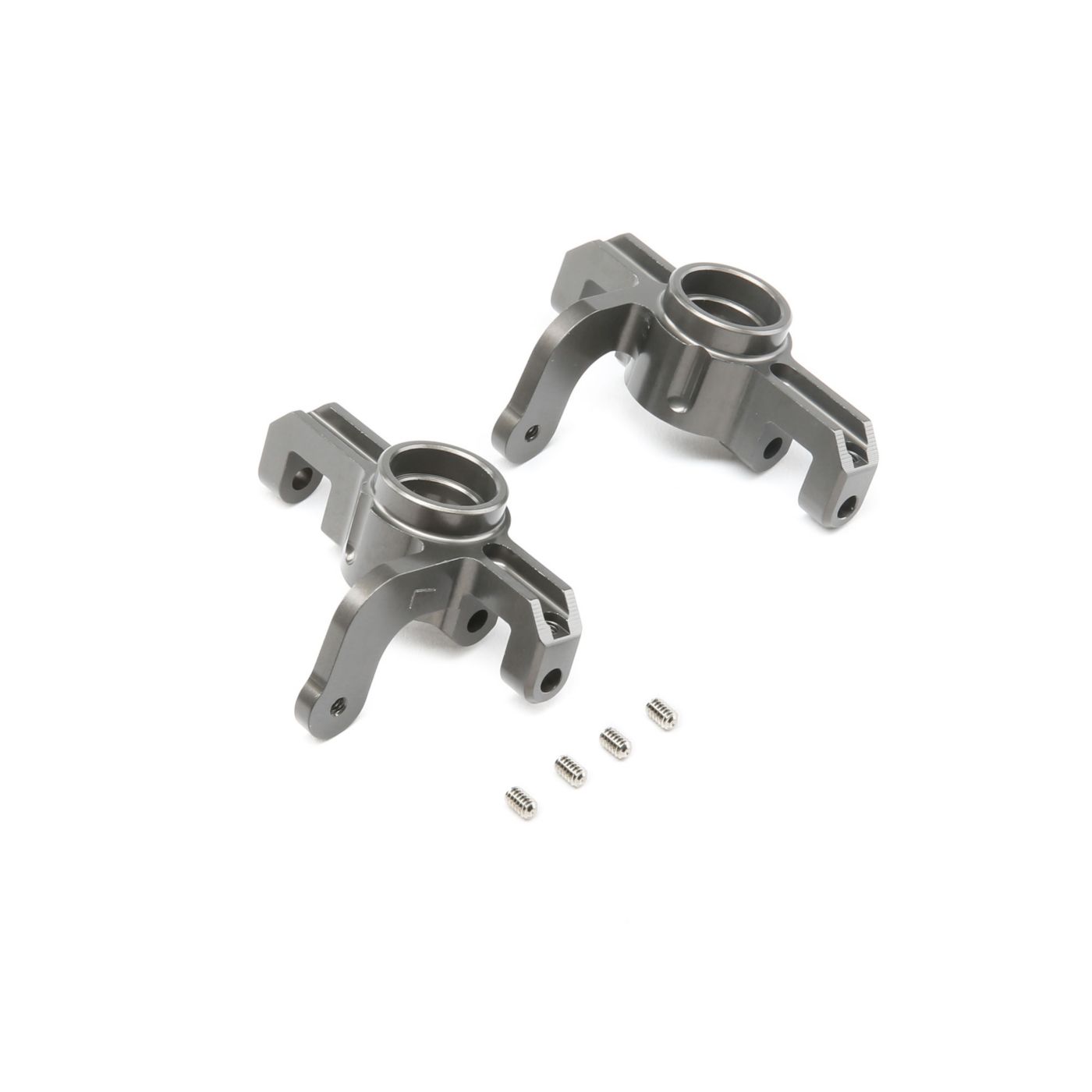 TLR TLR344006 Aluminum Front Spindle Set for Universals: 8/E 4.0