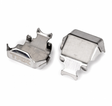 Traxxas 9765 Skidplate Axle Front or Rear Stainless Steel (2) TRX-4M