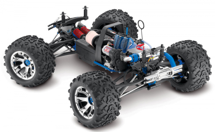 Traxxas Revo 3.3 4WD Nitro TQi TSM, Telemetri Blå - 4