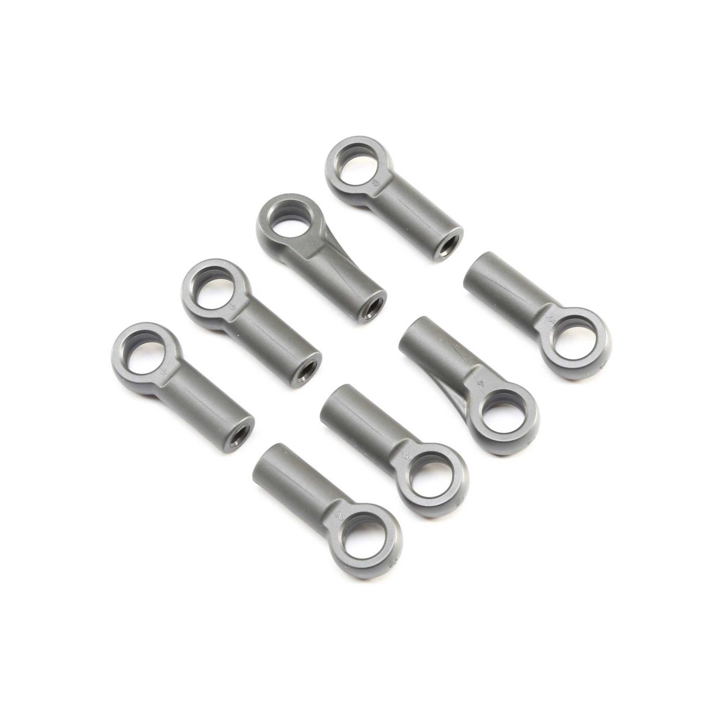 TLR TLR344015 5mm Moly Rod End Set: 8B, 8T