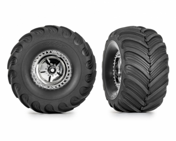 Traxxas 9867 Däck & Fälg Terra Groove 3.0x1.0" (2)