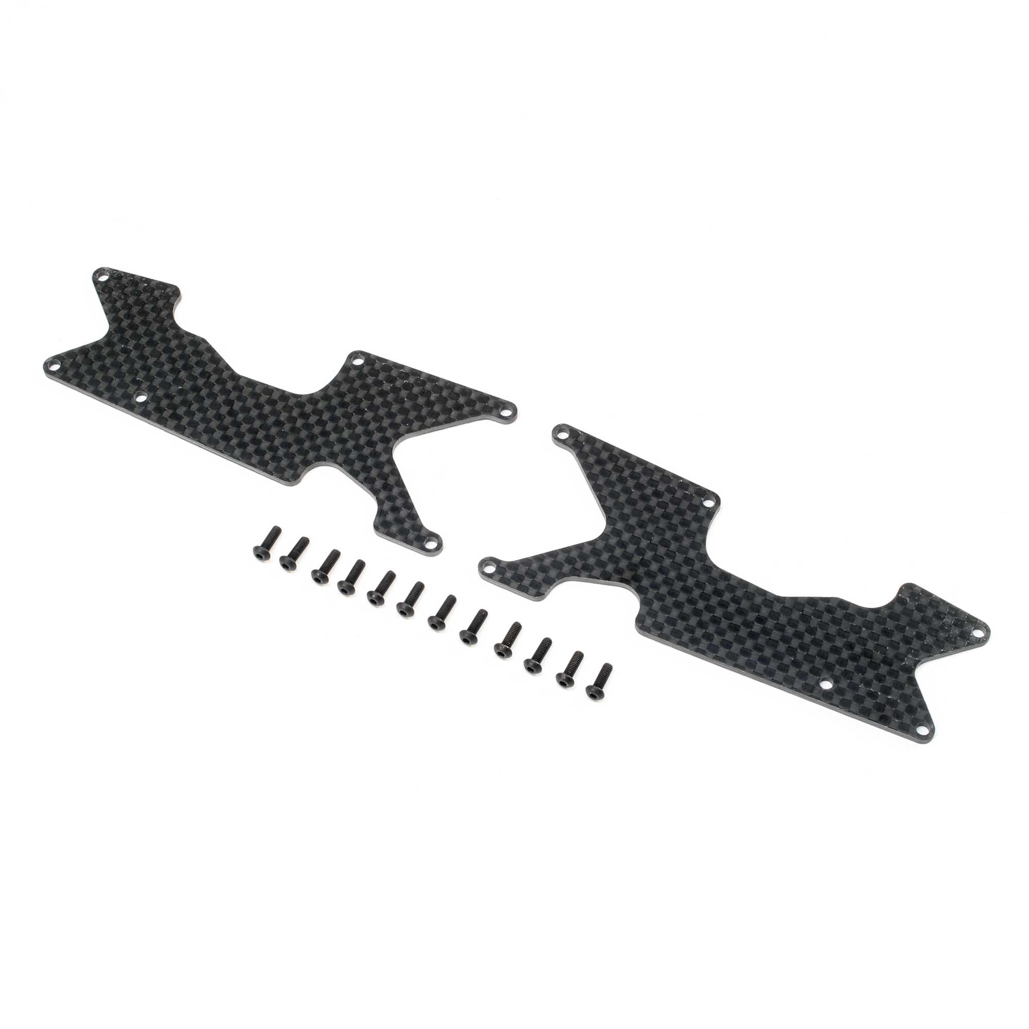 TLR TLR344048 Rear Arm Inserts, Carbon: 8XT