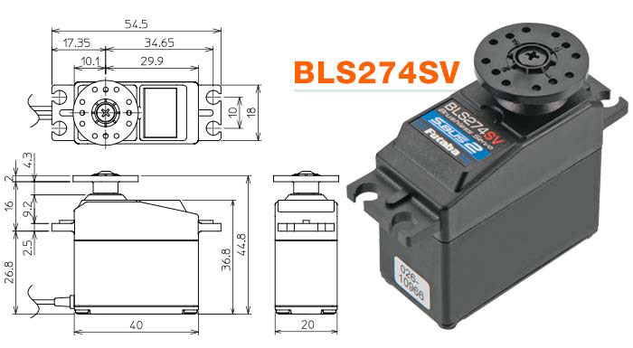 BLS274SV Heli Roder-Servo 5kg 0.05s HV SALE - 3