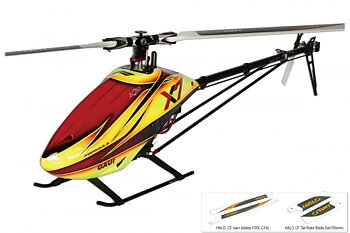 X7 Formula Kit med Kolfiber Rotorblad