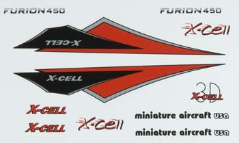 Furiion Vinyl Canopy Decal-Red