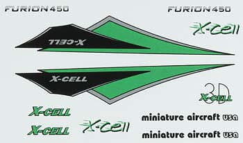Furiion Vinyl Canopy Decal-Green