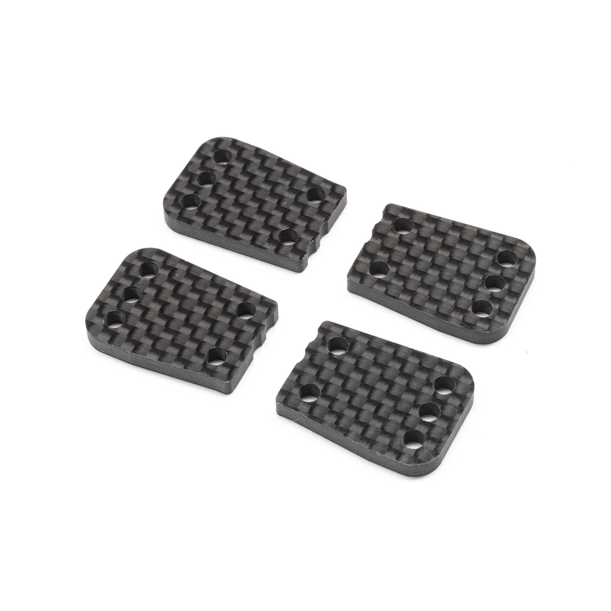 TLR Rear Hub, B Plate, Carbon: 8X, 8XE 2.0