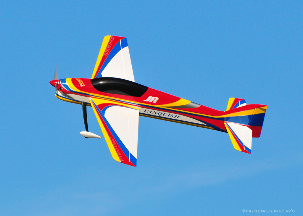 Extreme Flight Vanquish F3A 2.0 Meter Yellow/Blue/Red