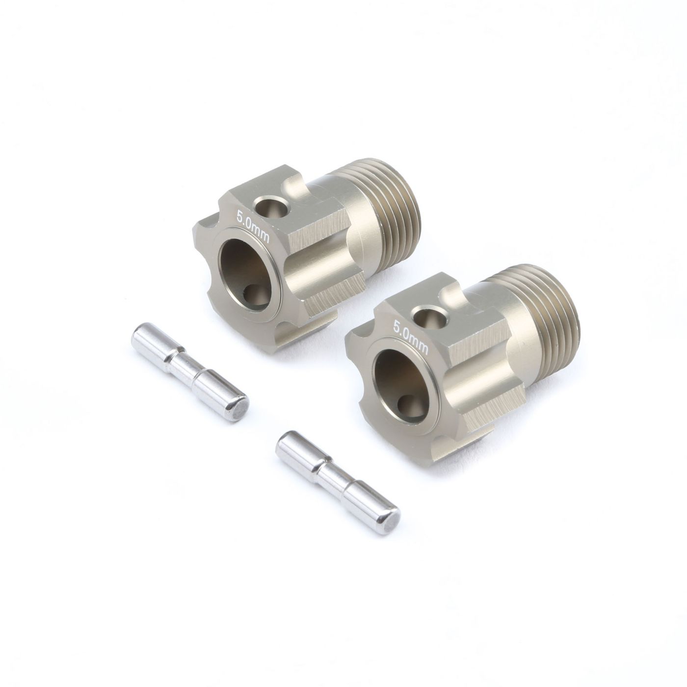 TLR TLR352004 Wheel Hex & Pin, +5.0mm (2): 5B, 5T, MINI WRC