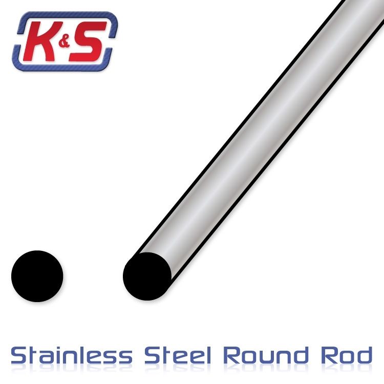 K&S Rostfri Tråd 7/16"(11.1x300mm) (3)