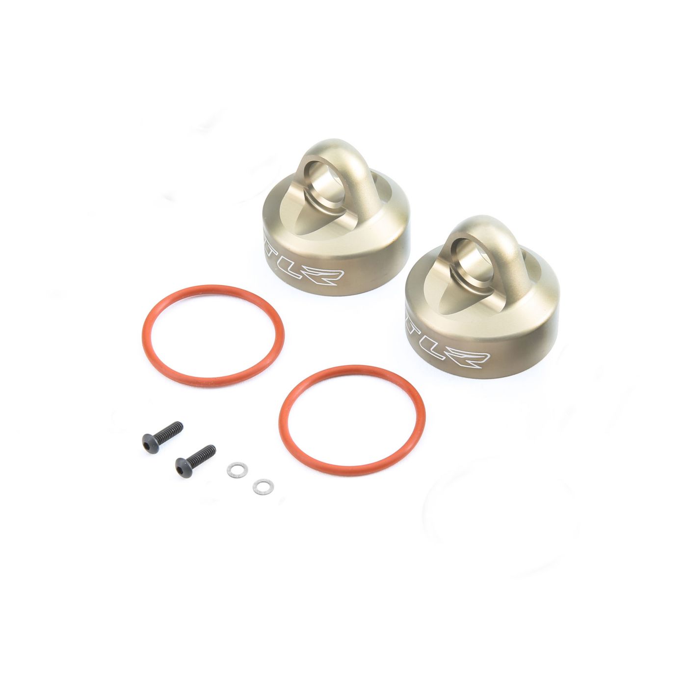 TLR TLR353003 Bleeder Shock Caps, Al (2): 5T, MINI WRC