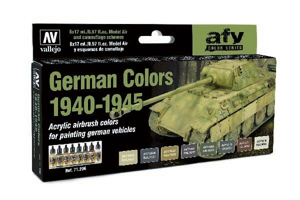 VALLEJO 71206 German colors 1940-1945 6x17ml