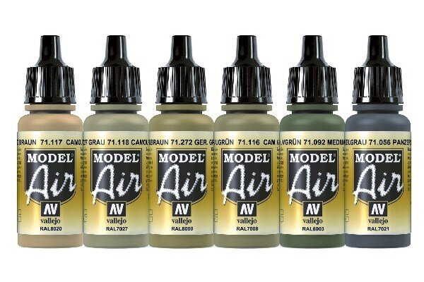 VALLEJO 71207 DAK Colors 1941-44 6x17ml