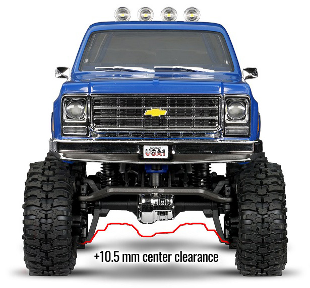 Traxxas Portal Axle Set Front + Rear Complete (2.56:1 Geared) TRX-4M - 2