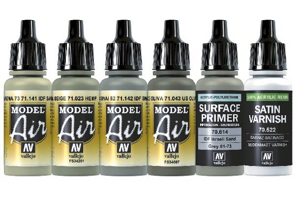 VALLEJO 71210 IDF Colors 6x17ml