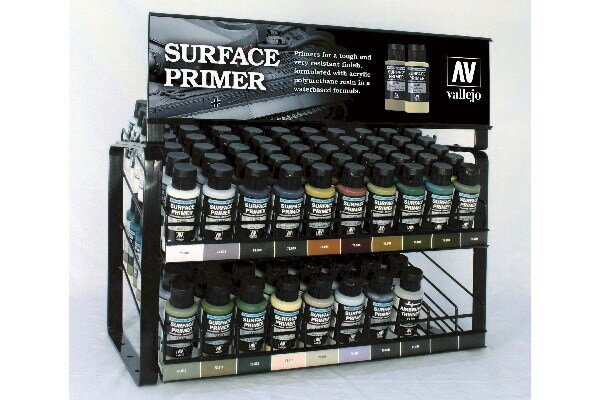 VALLEJO EX711Full Surface Primer 60ml 18 Colors Full Display