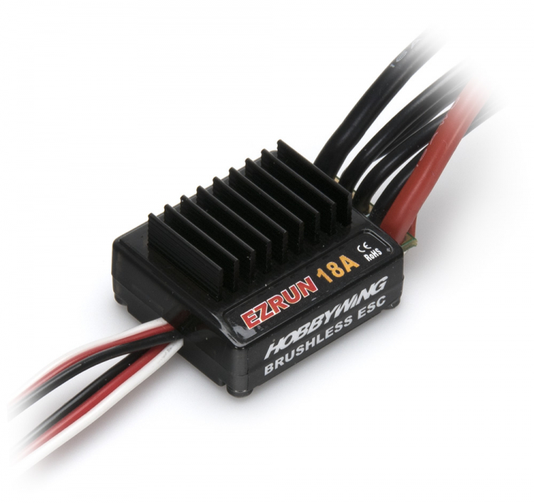 Hobbywing 81010020 EzRun 18A Borstlöst Fartreglage 1/18 bilar - 2