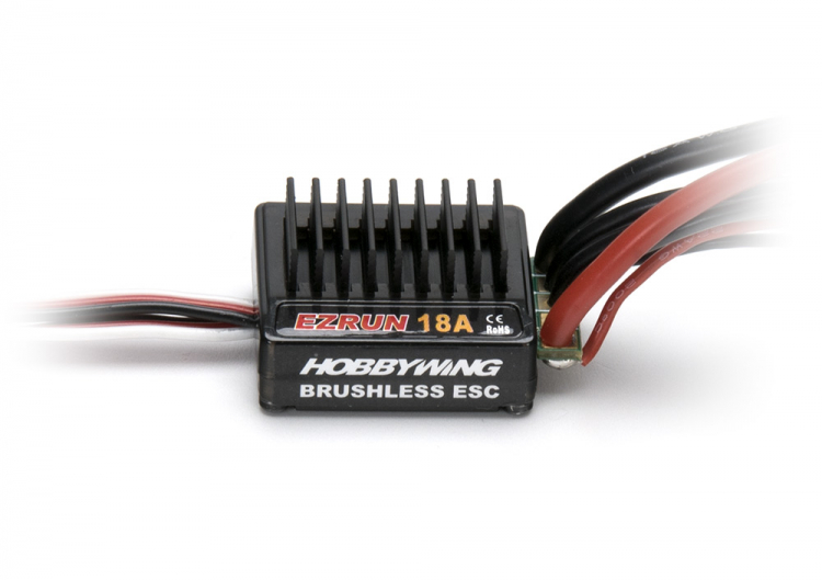 Hobbywing 81010020 EzRun 18A Borstlöst Fartreglage 1/18 bilar
