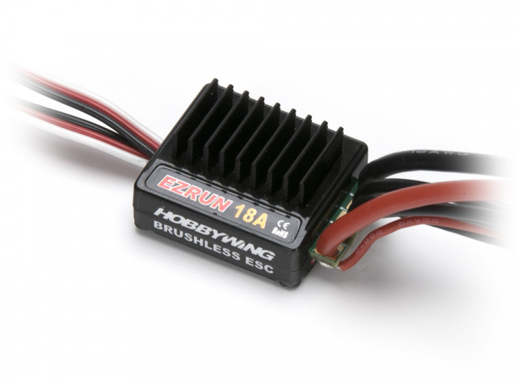 Hobbywing 81010020 EzRun 18A Borstlöst Fartreglage 1/18 bilar - 3