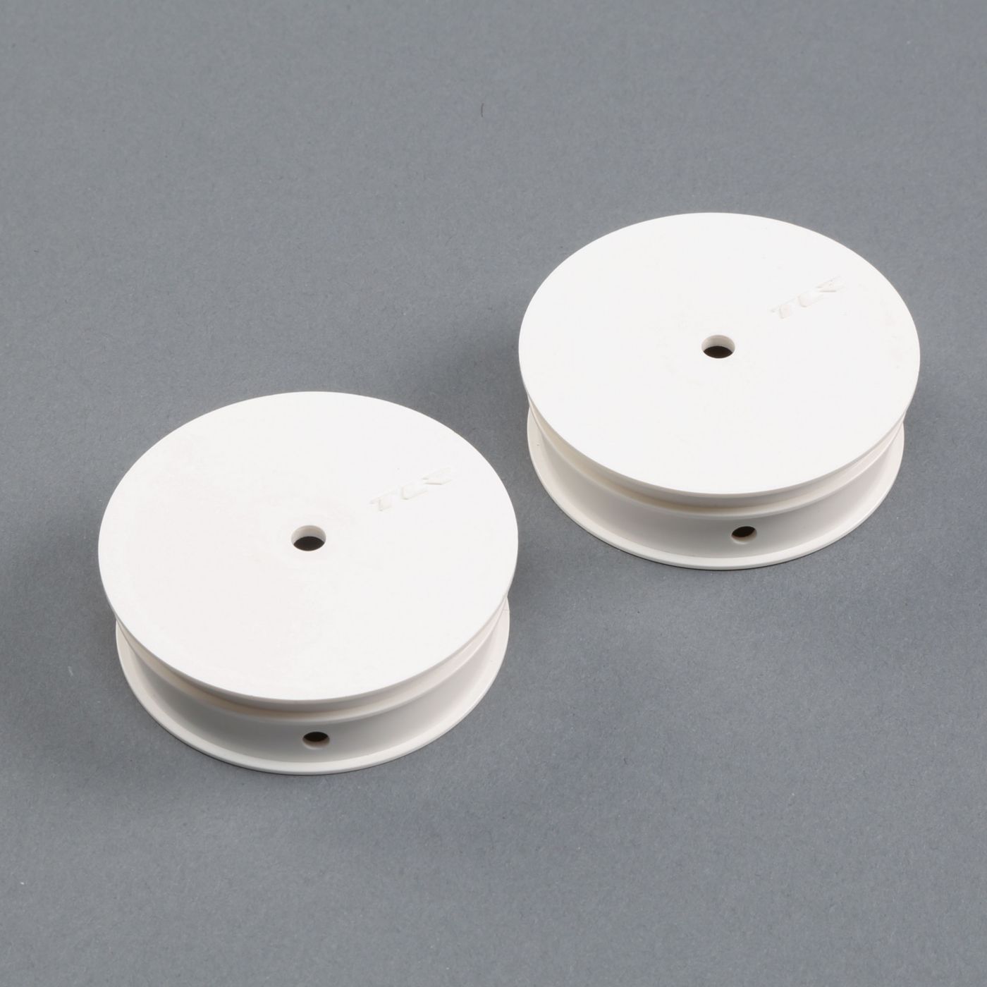 TLR TLR43019 Narrow Front Wheel, Stiffezel, White (2): 22