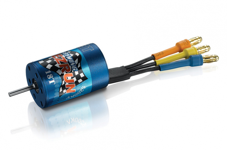 Hobbywing 90010010 Motor EzRun 2030 18T 5200kV Borstlös 2-P 1/18 - 2
