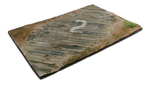 VALLEJO SC102 Scenics Diorama Bases 31x21 Wooden airfield surfac