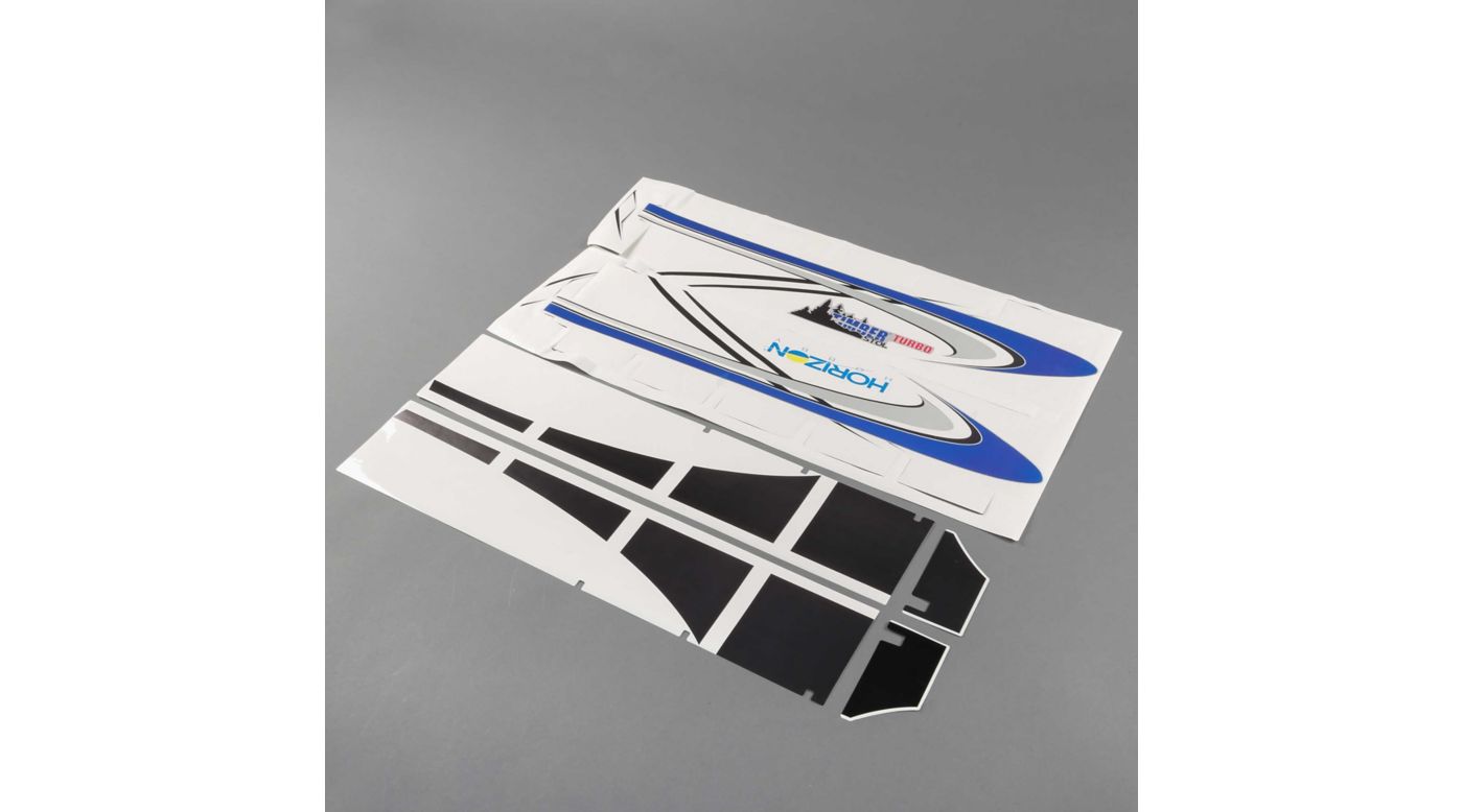 E-flite Decal Sheet Turbo timber