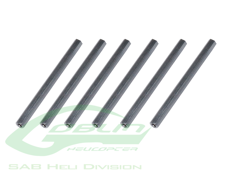 Aluminum Spacer 54mm(6pcs) - Goblin 500 [H0239-S]
