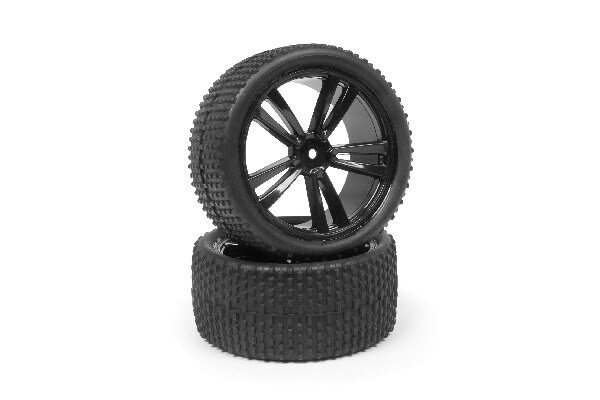 Maverick RC MV150086 MOUNTED WHEEL AND TYRE SET (XB/REAR/2PCS)