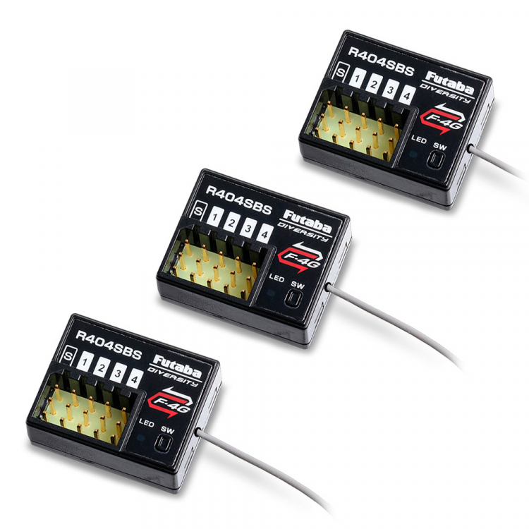 Futaba 05003217-3 Futaba FP05003217-3 T10PX Rattradio F-4G/SR/T-FHSS med 3st R404SBS - 2