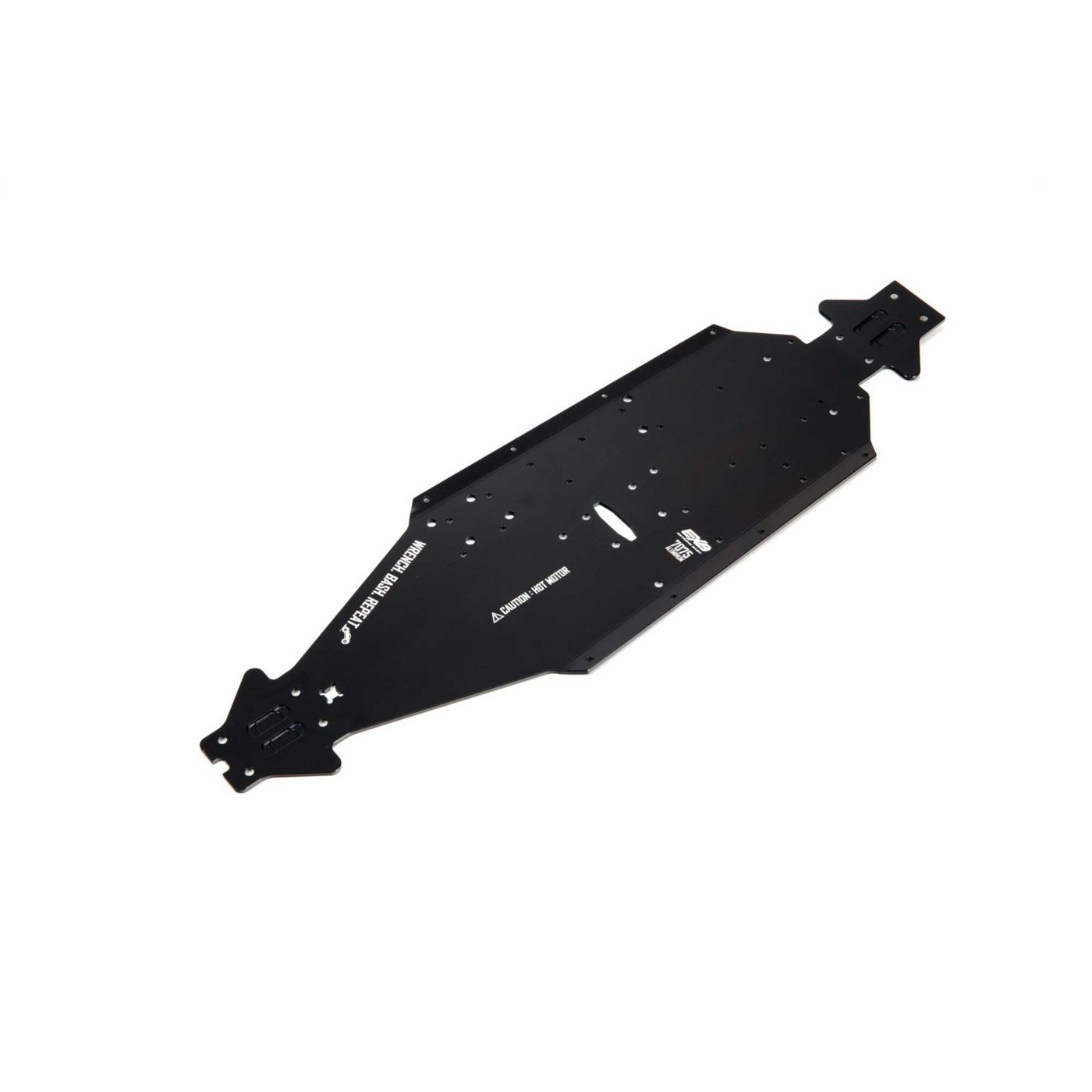 Arrma ARA320570 Aluminum Chassis CNC 7075 T6 LWB Black