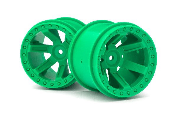 Maverick RC MV150161 Quantum MT Wheel (Green/2pcs) - 2