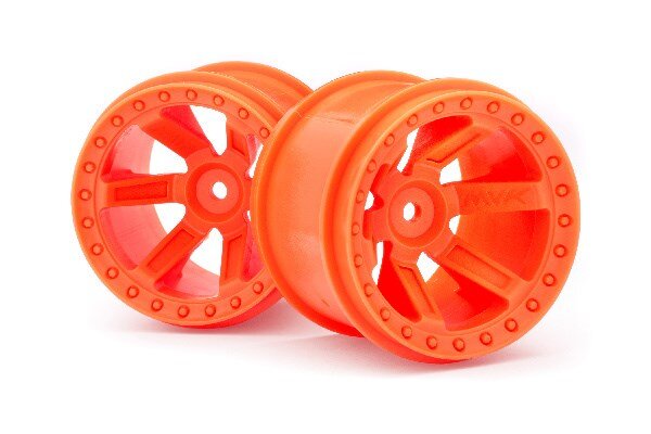 Maverick RC MV150162 Quantum MT Wheel (Orange/2pcs) - 2