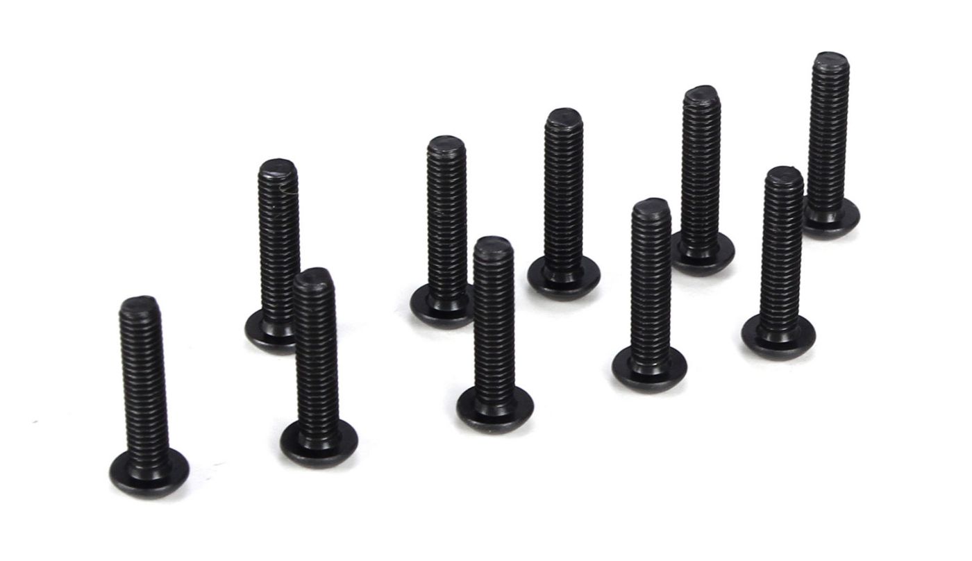 TLR TLR5910 Button Head Screws, M3 x 14mm (10)