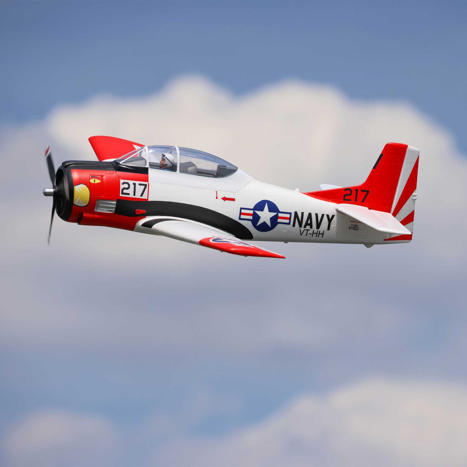 E-flite T-28 Trojan 1.2m Smart BNF Basic - 2