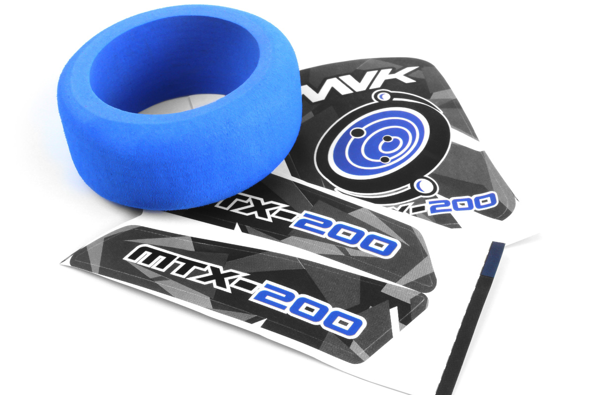 Maverick RC MV150551 Transmitter Wheel Foam & Decals (Blue)