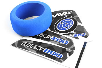 Maverick RC MV150551 Transmitter Wheel Foam & Decals (Blue)