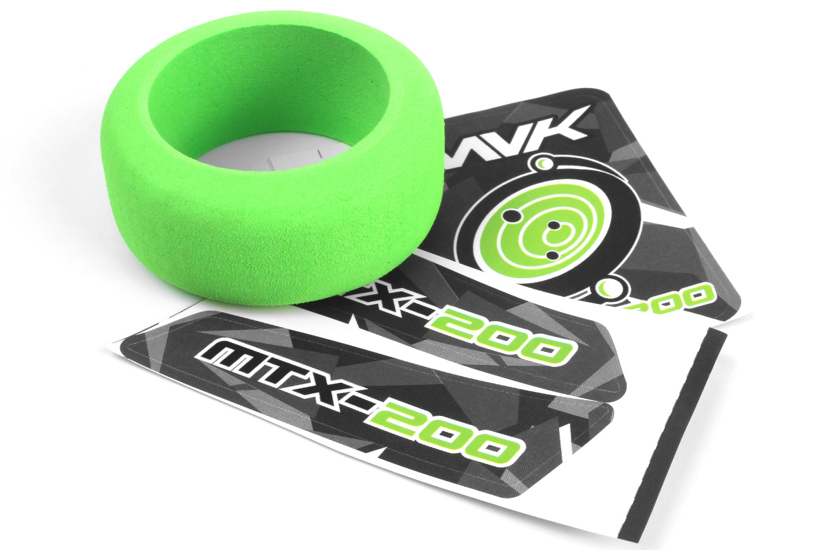 Maverick RC MV150554 Transmitter Wheel Foam & Decals (Green)