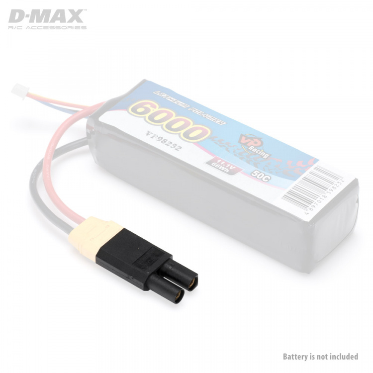 Dynomax B9881 Kontakt Adapter XT90 (hane) - EC5 (hona)