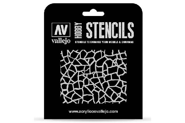 VALLEJO ST-CAM003 Stencil Giraffe Camo WWII