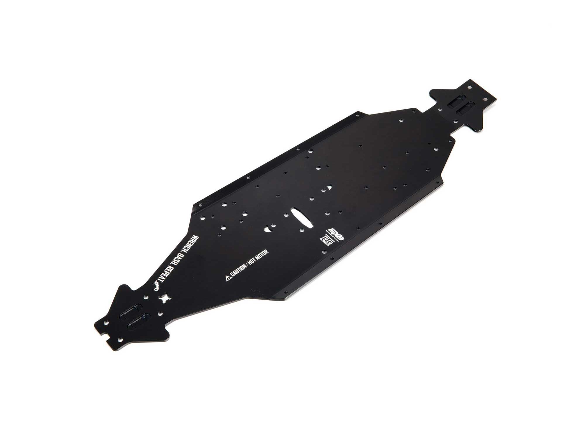Arrma ARA320610 Aluminum Chassis CNC 7075 T6 XLWB Black