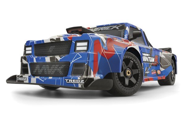 Maverick RC MV150312 QuantumR Flux 4S 1/8 4WD Race Truck - Blue/Red
