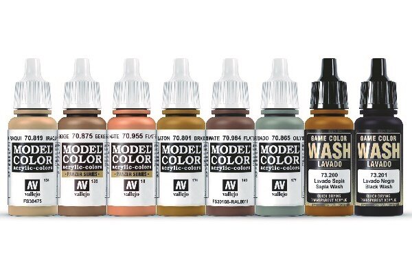 VALLEJO 70201 Utility Paint Set 8x17ml