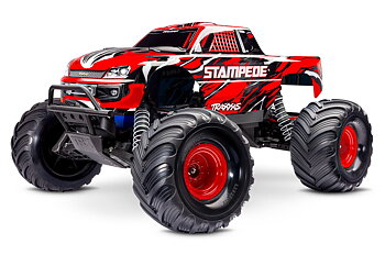 Traxxas Stampede 2WD 1/10 RTR TQ EHD RödX USB-C - Med Batteri/Laddare
