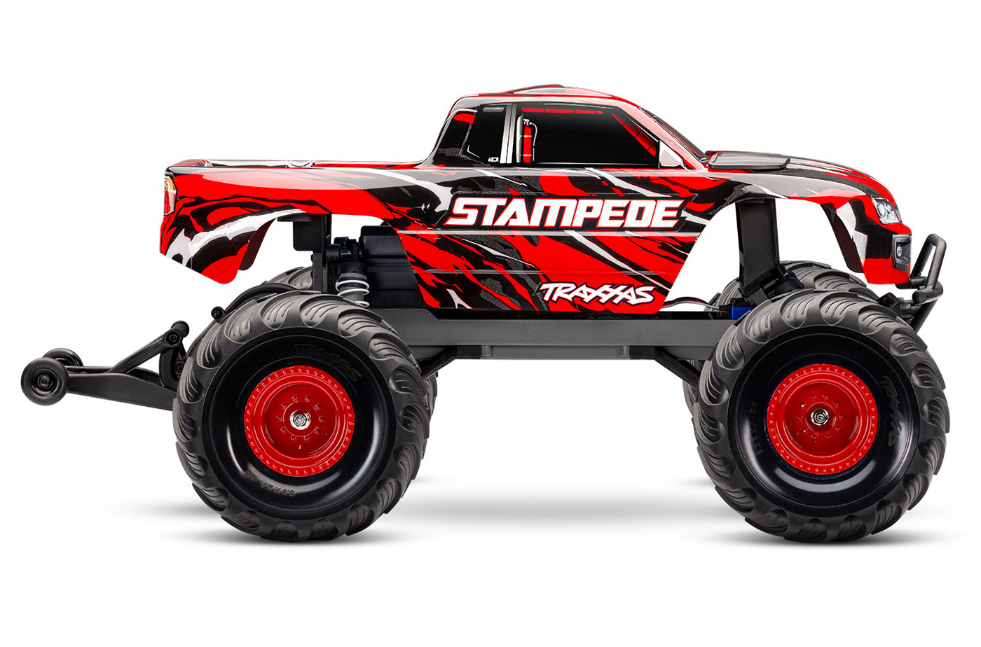 Traxxas Stampede 2WD 1/10 RTR TQ EHD RedX USB-C - With Battery/Charger - 4