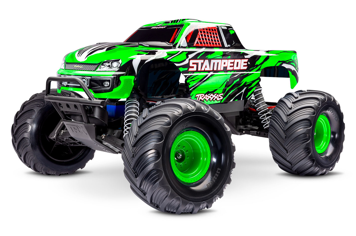 Traxxas Stampede 2WD 1/10 RTR TQ EHD GreenX USB-C - With Battery/Charger