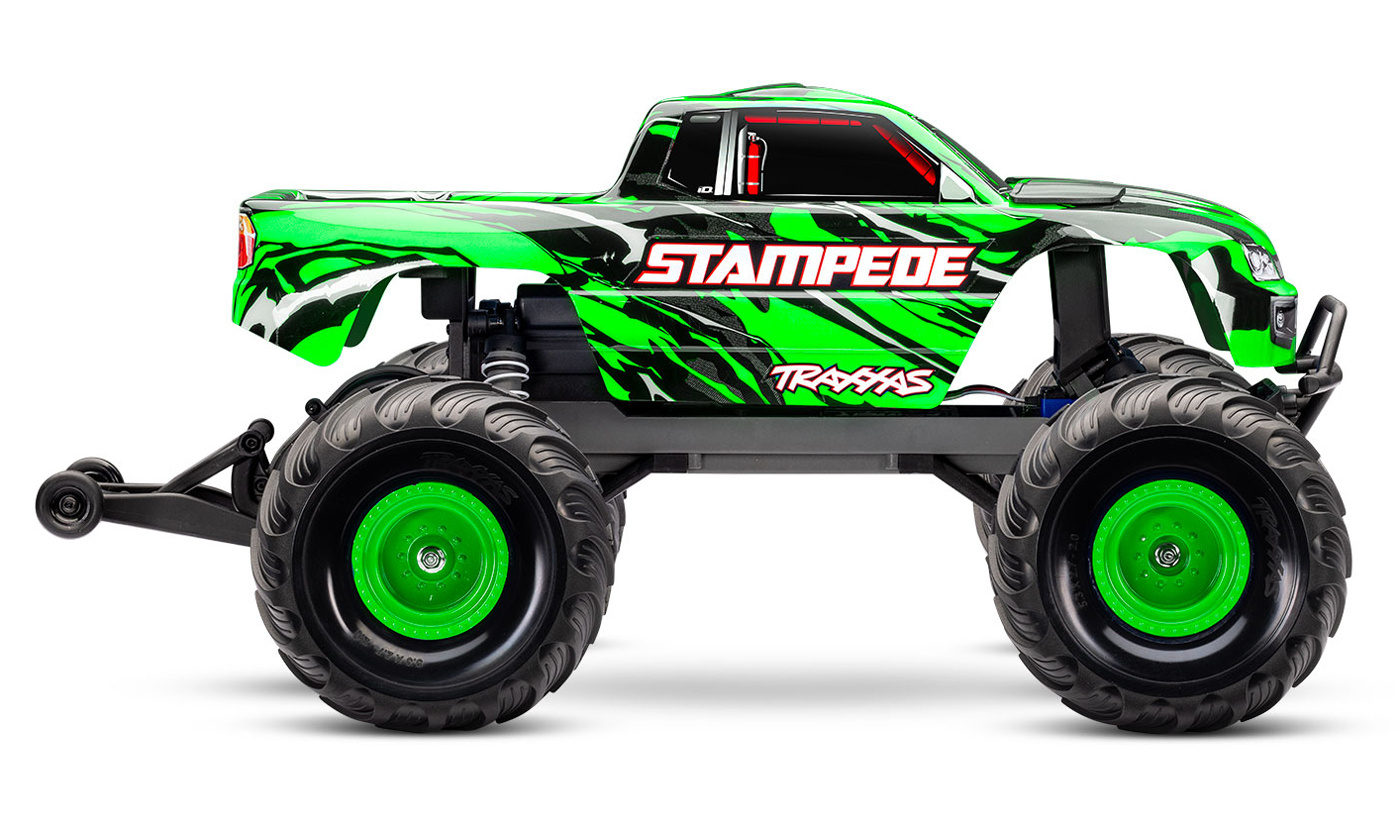 Traxxas Stampede 2WD 1/10 RTR TQ EHD GreenX USB-C - With Battery/Charger - 3
