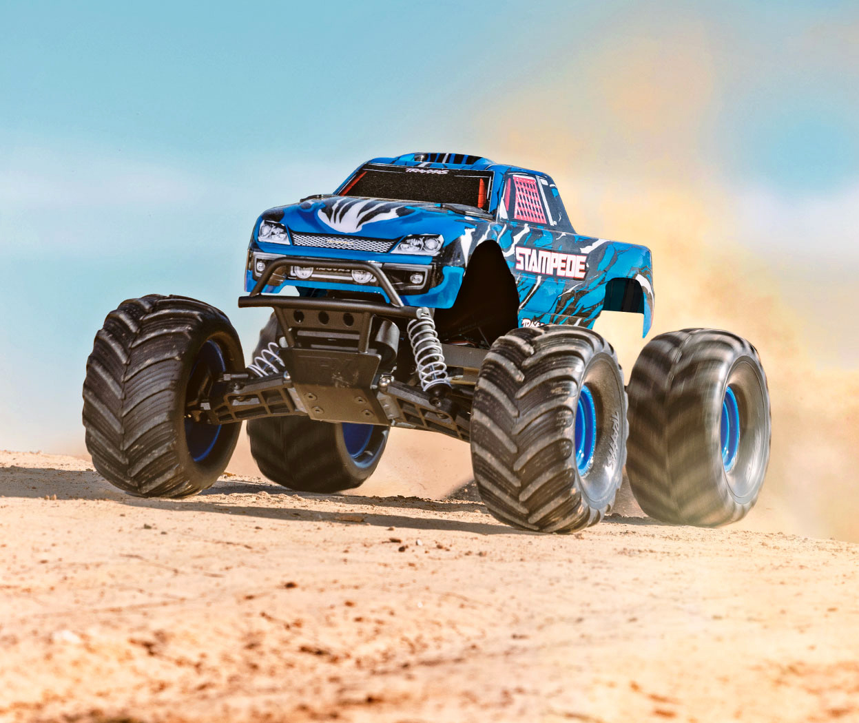 Traxxas Stampede 2WD 1/10 RTR TQ EHD BlueX USB-C - With Battery/Charger - 10