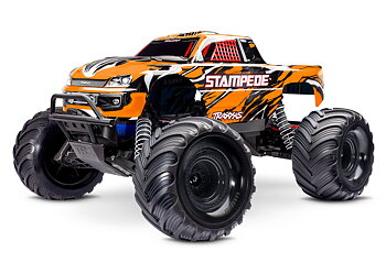 Traxxas Stampede 2WD 1/10 RTR TQ EHD Orange USB-C - Med Batteri/Laddare